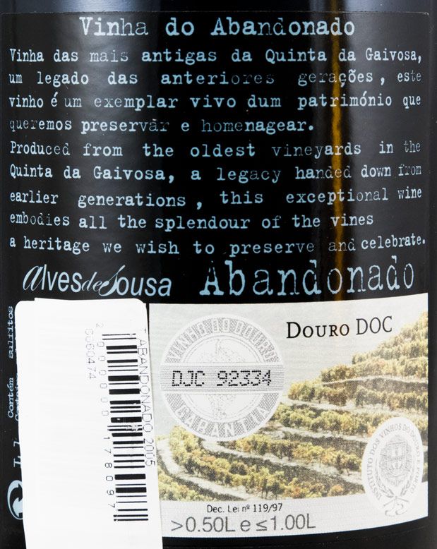 2005 Alves de Sousa Abandonado tinto