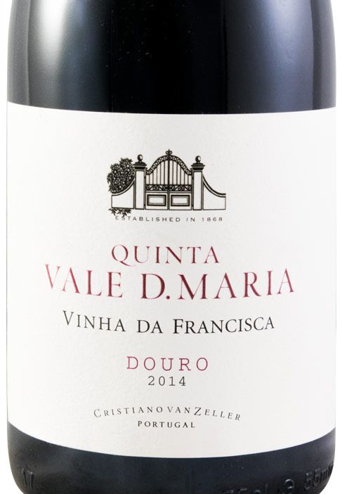 2014 Quinta Vale D. Maria Vinha da Francisca red