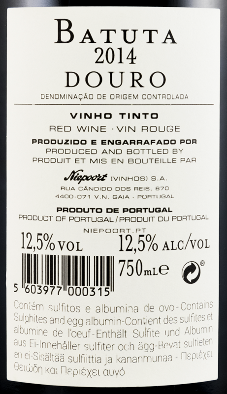 2014 Niepoort Batuta tinto