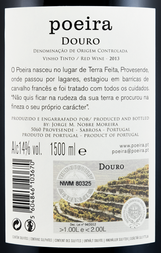 2013 Poeira tinto 1,5L