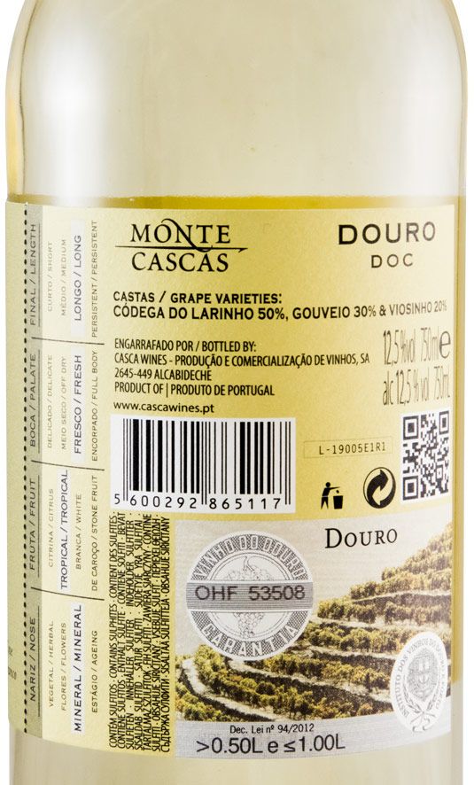 2016 Monte Cascas Douro branco