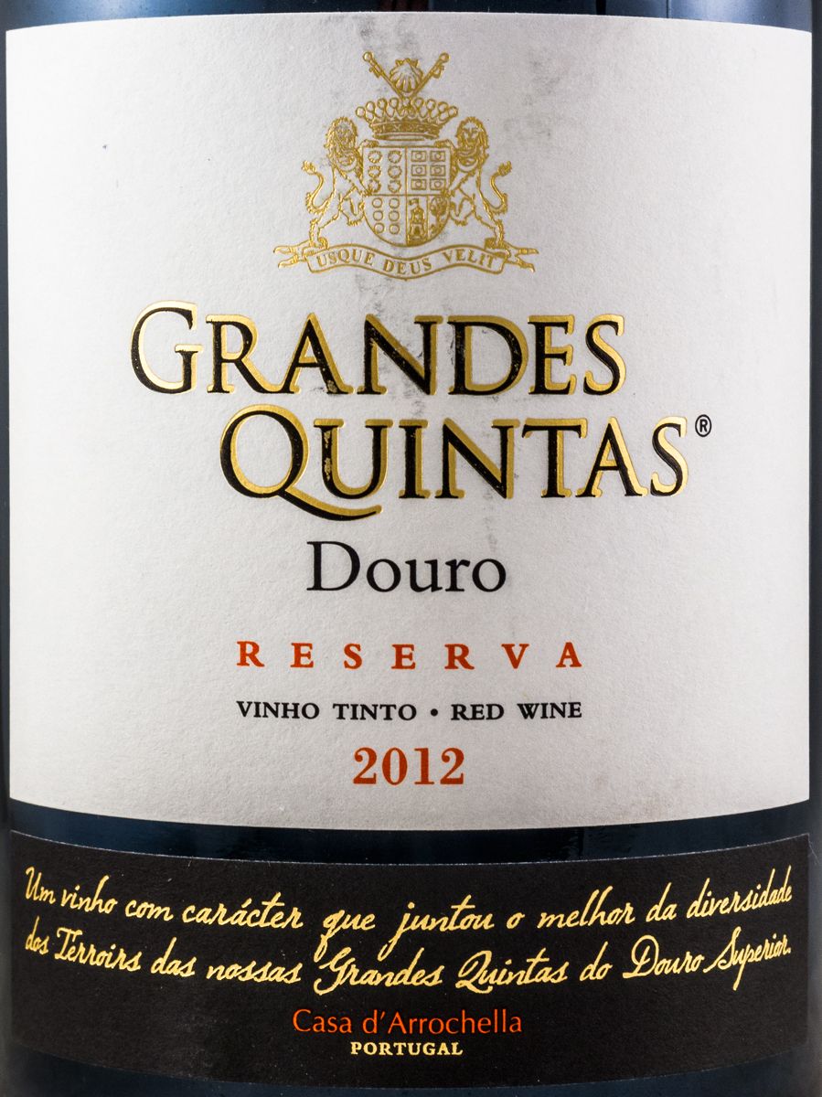 2012 Grandes Quintas Reserva red