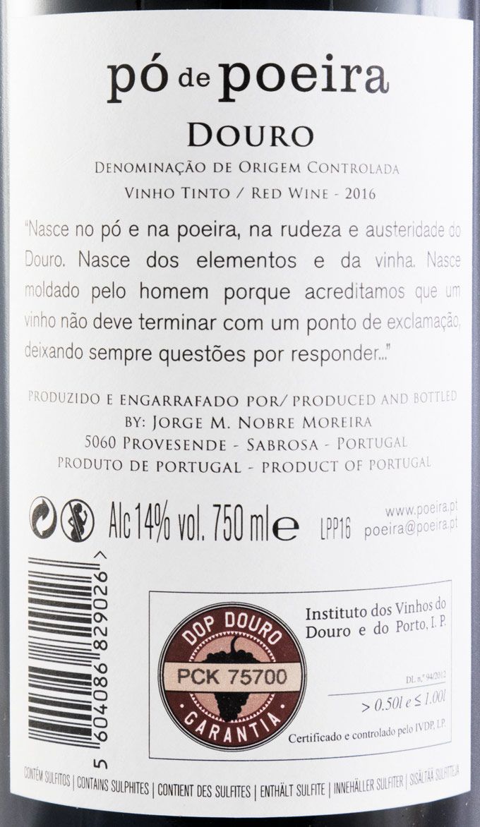 2016 Pó de Poeira tinto