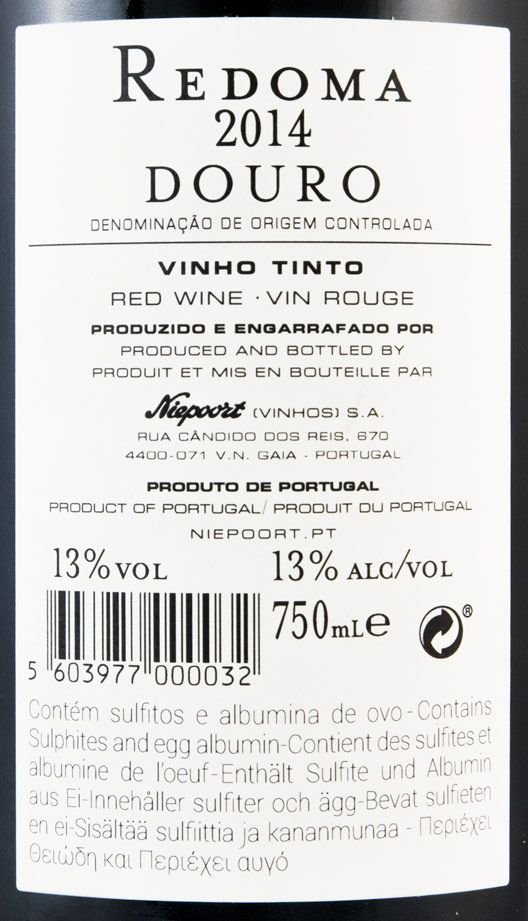 2014 Niepoort Redoma tinto