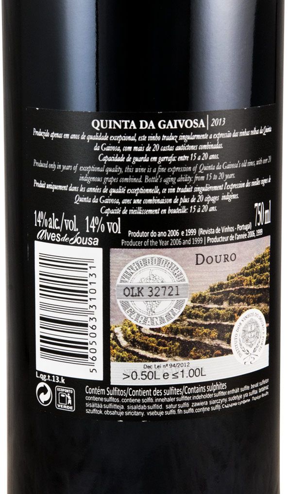 2013 Quinta da Gaivosa tinto
