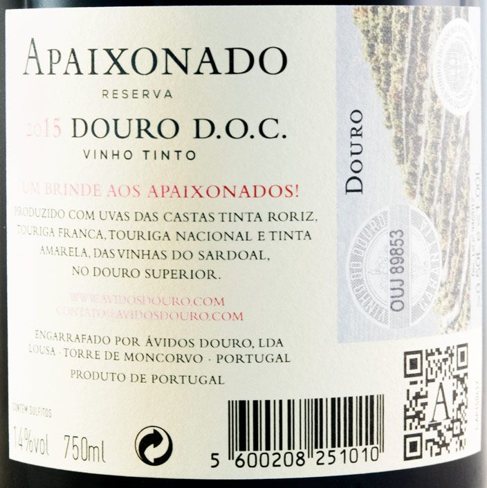 2015 Apaixonado Reserva red