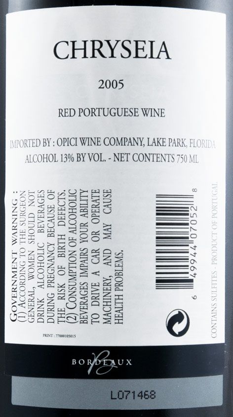 2005 Chryseia red