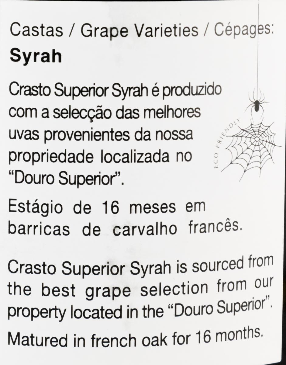 2013 Quinta do Crasto Superior Syrah tinto 1,5L