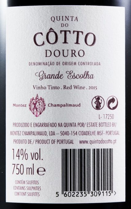 2015 Quinta do Côtto Grande Escolha tinto