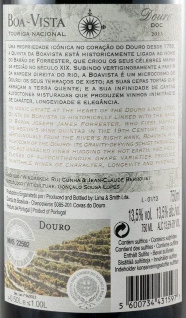2013 Boa-Vista Touriga Nacional tinto