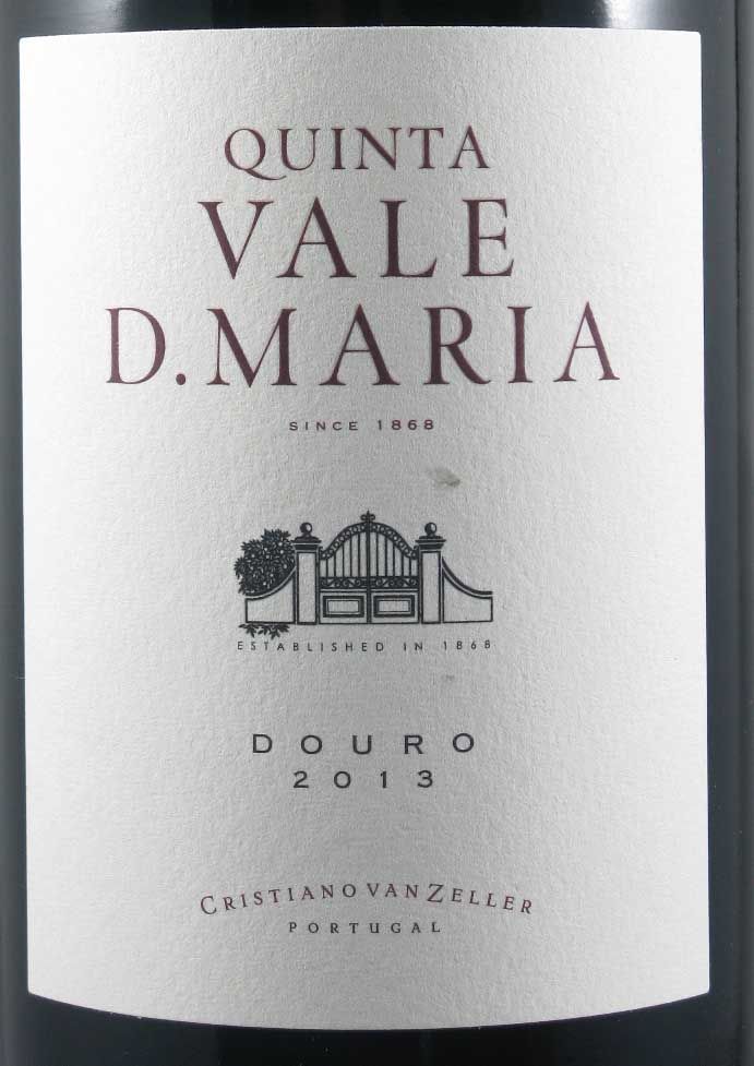 2013 Quinta Vale D. Maria red