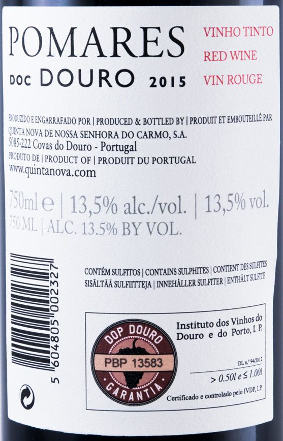 2015 Quinta Nova Pomares red