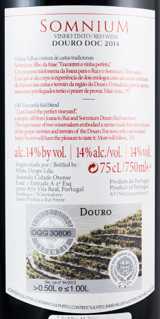 2014 Somnium tinto