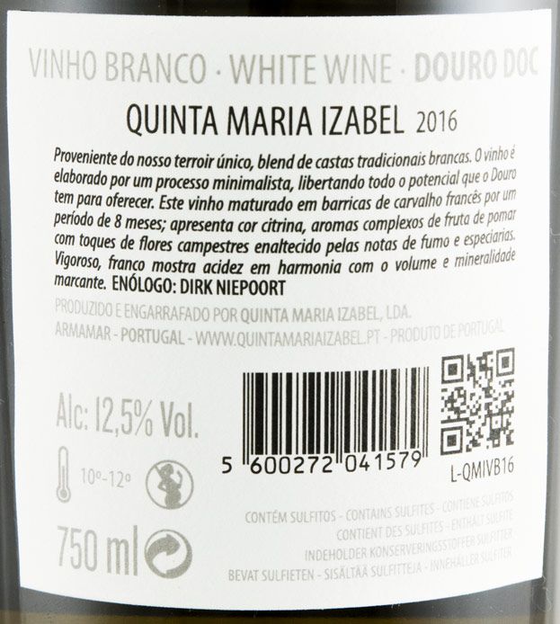 2016 Quinta Maria Izabel white