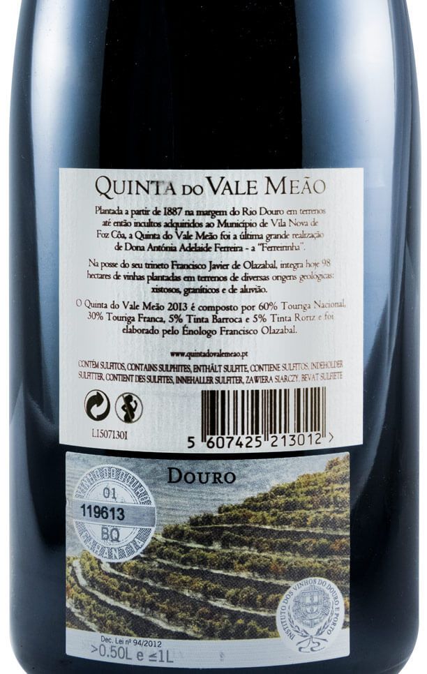 2013 Quinta do Vale Meão red
