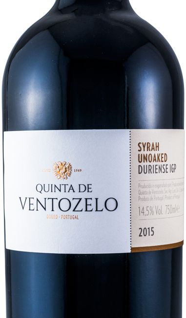 2015 Quinta de Ventozelo Syrah Unoaked tinto