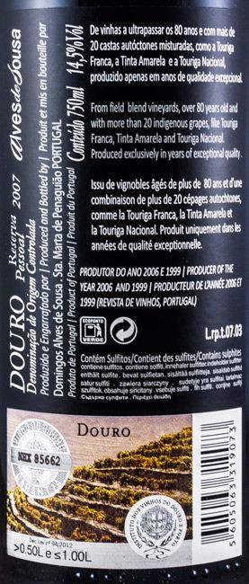2007 Alves de Sousa Reserva Pessoal tinto