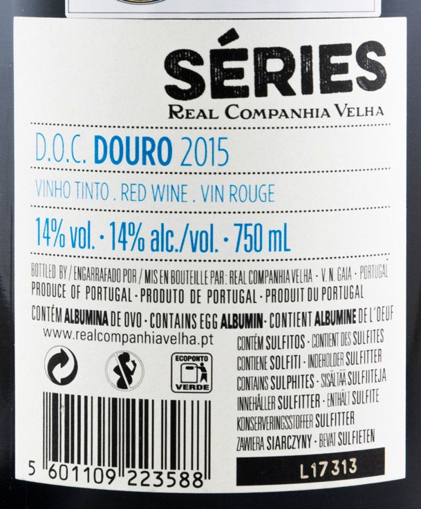 2015 Real Companhia Velha Séries Malvasia Preta tinto