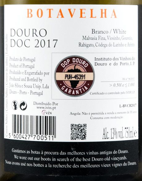 2017 Bota Velha white