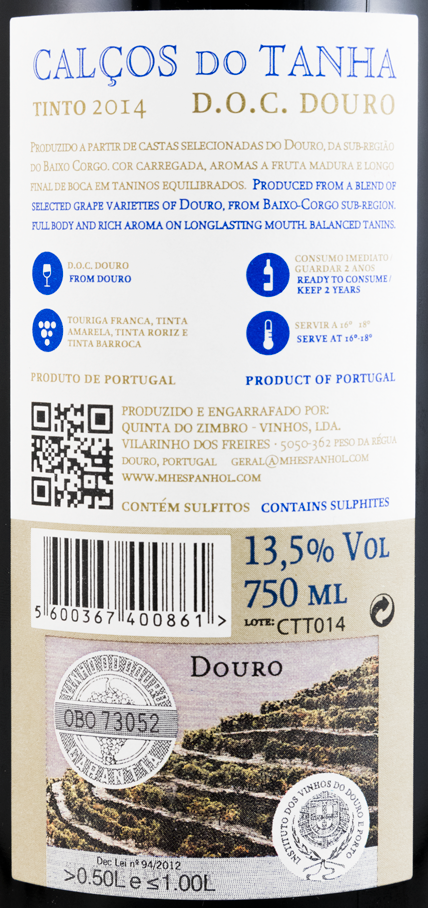 2014 Calços do Tanha tinto