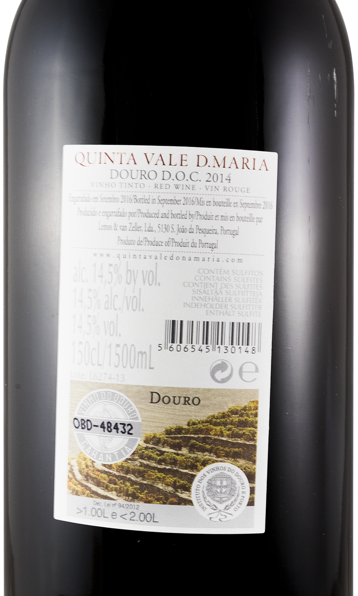 2014 Quinta do Vale Dona Maria tinto 1,5L