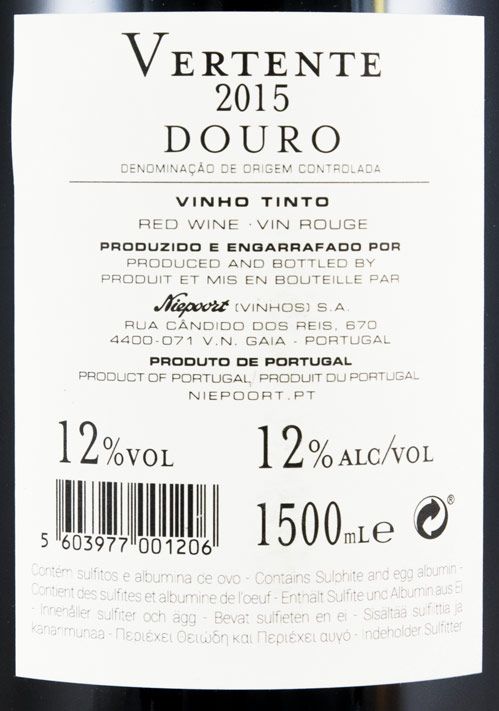 2015 Niepoort Vertente tinto 1,5L