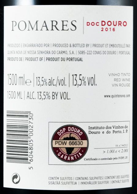 2016 Quinta Nova Pomares red 1.5L