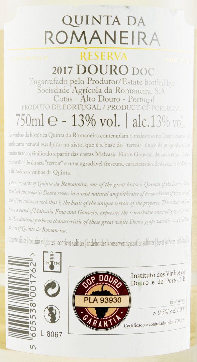 2017 Quinta da Romaneira Reserva white