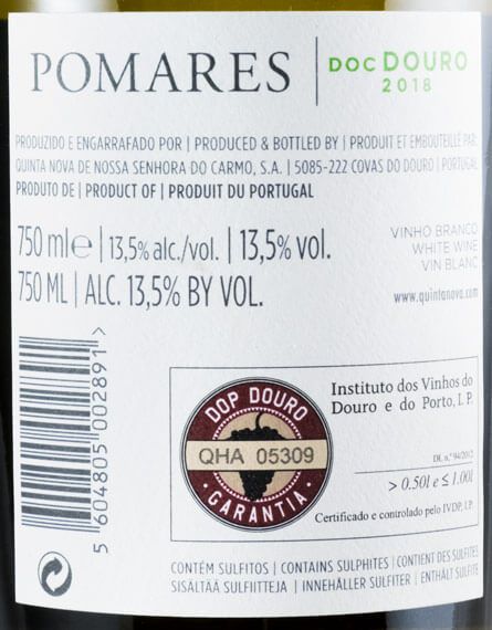 2018 Quinta Nova Pomares white