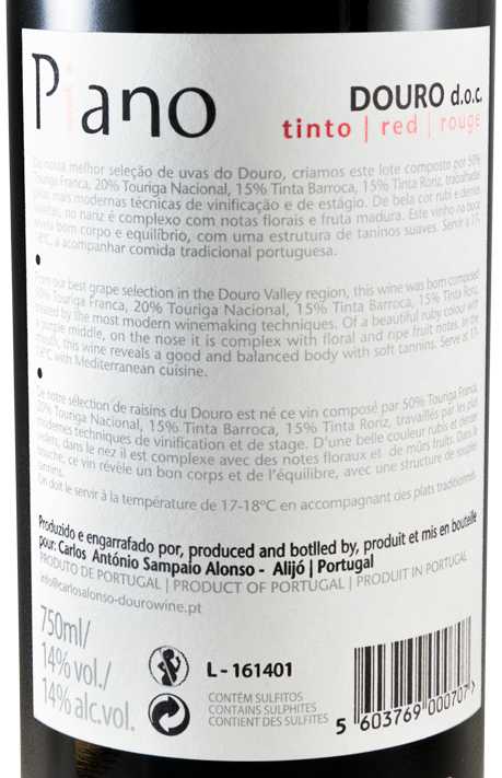2016 Piano tinto