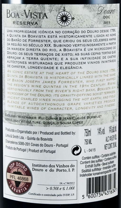 2015 Boa-Vista Reserva red