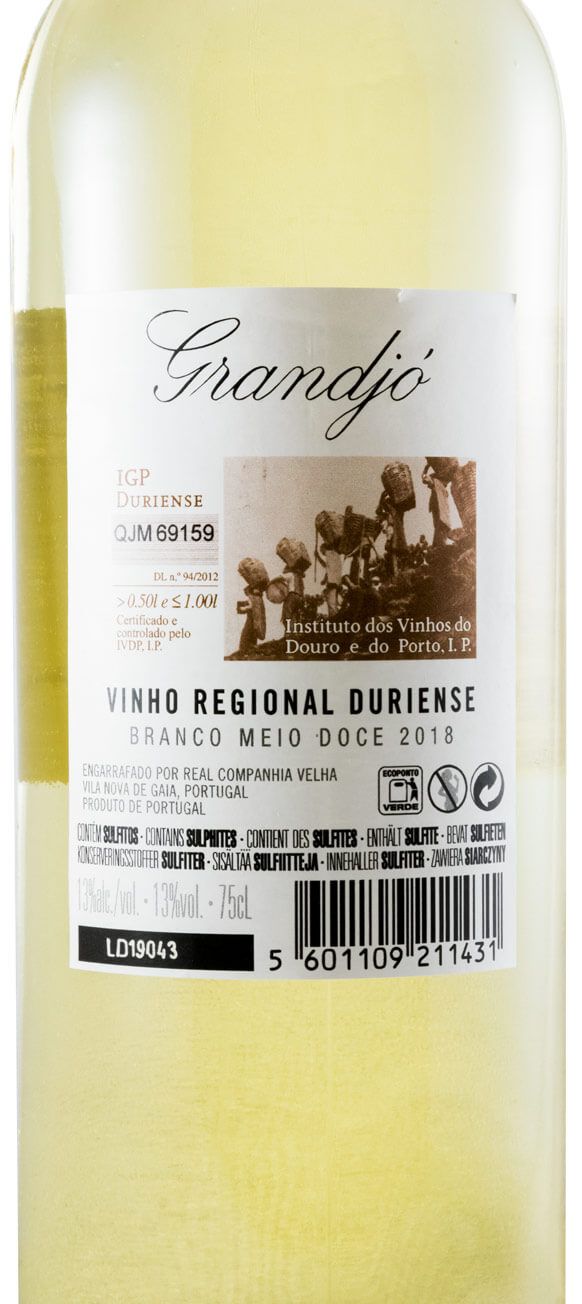 2018 Grandjó Medium Sweet white