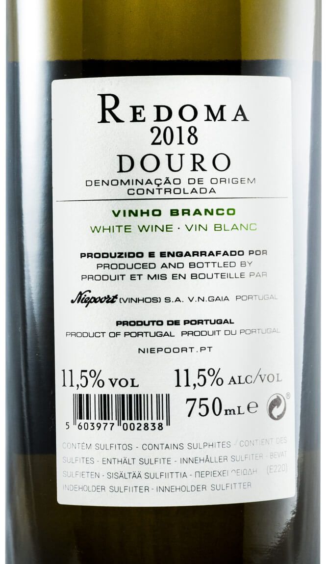 2018 Niepoort Redoma white