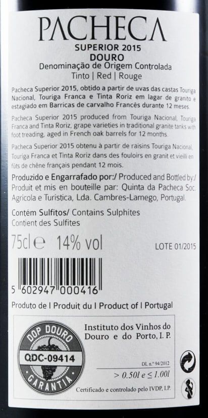 2015 Pacheca Superior red