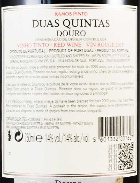 2015 Duas Quintas red