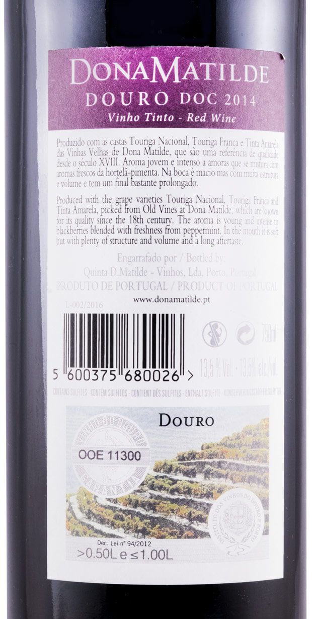 2014 Dona Matilde tinto