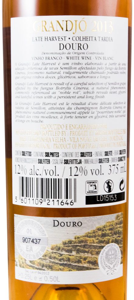 2013 Grandjó Late Harvest white 37.5cl