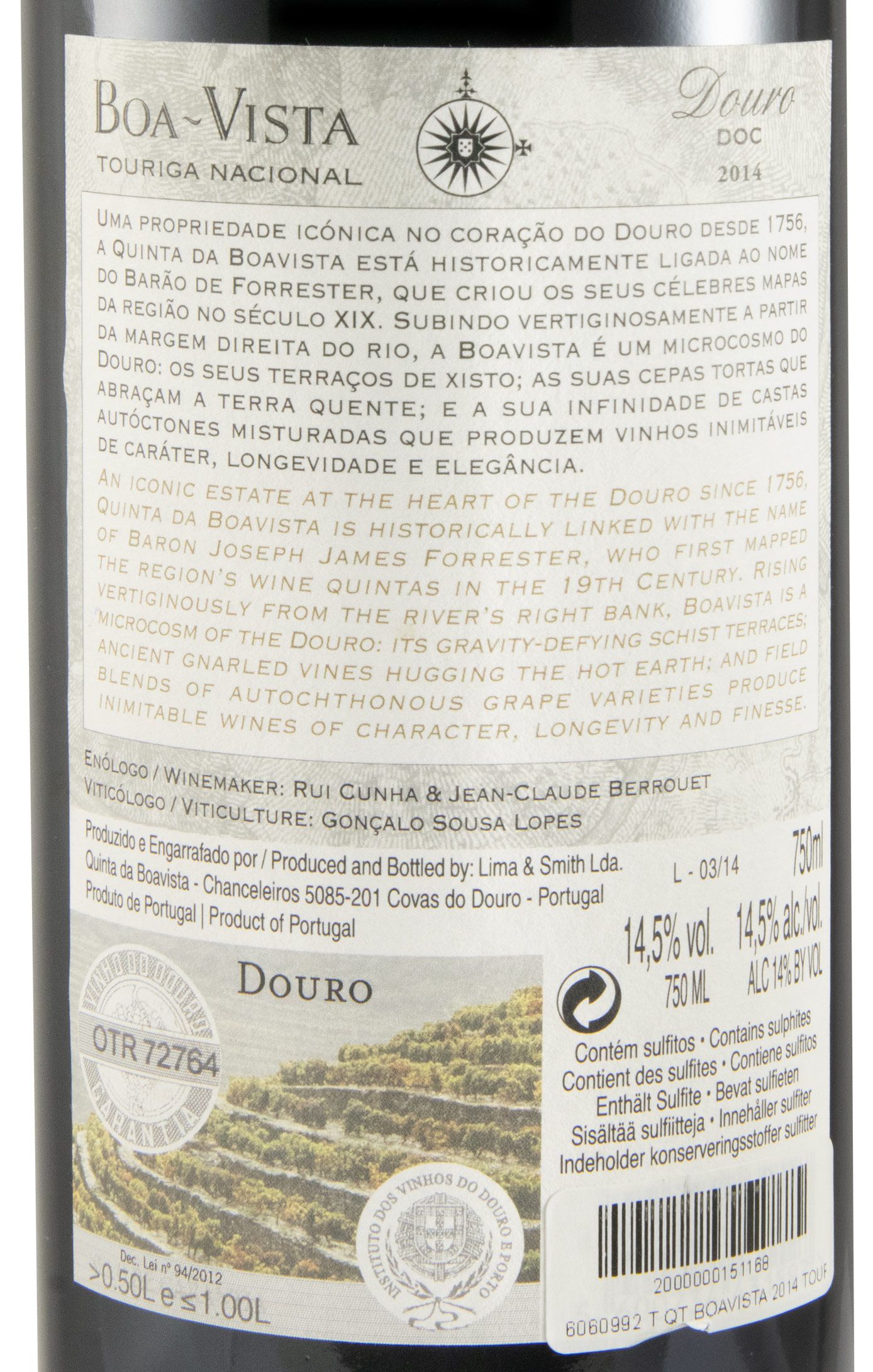 2014 Boa-Vista Touriga Nacional red
