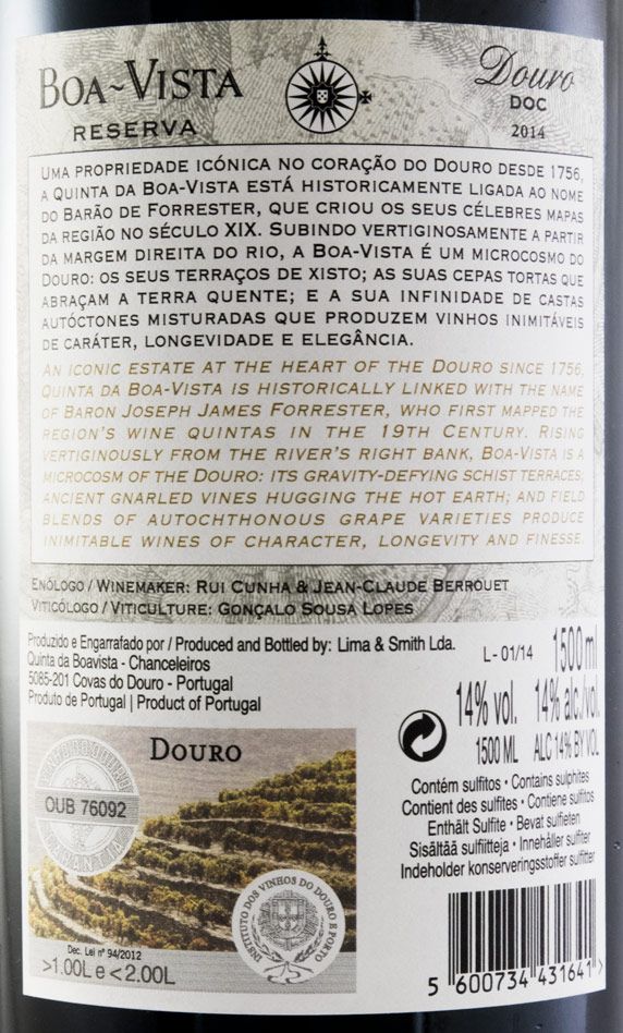 2014 Boa-Vista Reserva tinto 1,5L