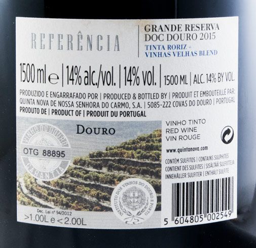 2015 Quinta Nova Referência Grande Reserva red 1.5L