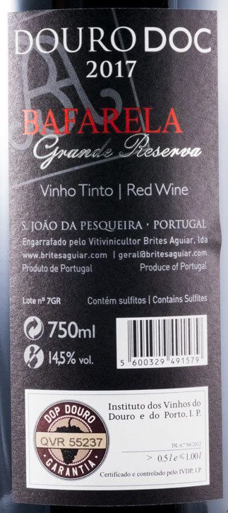 2017 Bafarela Grande Reserva tinto