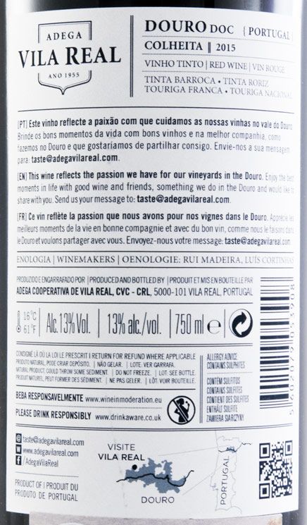 2015 Vila Real red
