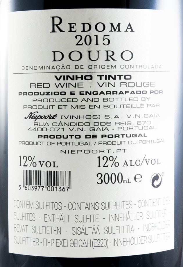 2015 Niepoort Redoma tinto 3L