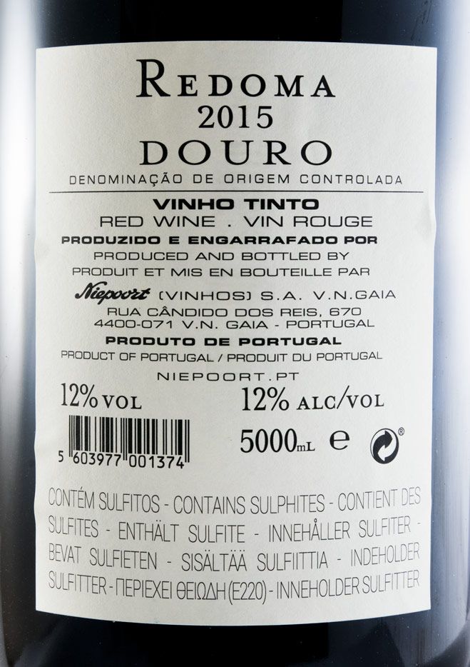 2015 Niepoort Redoma tinto 5L