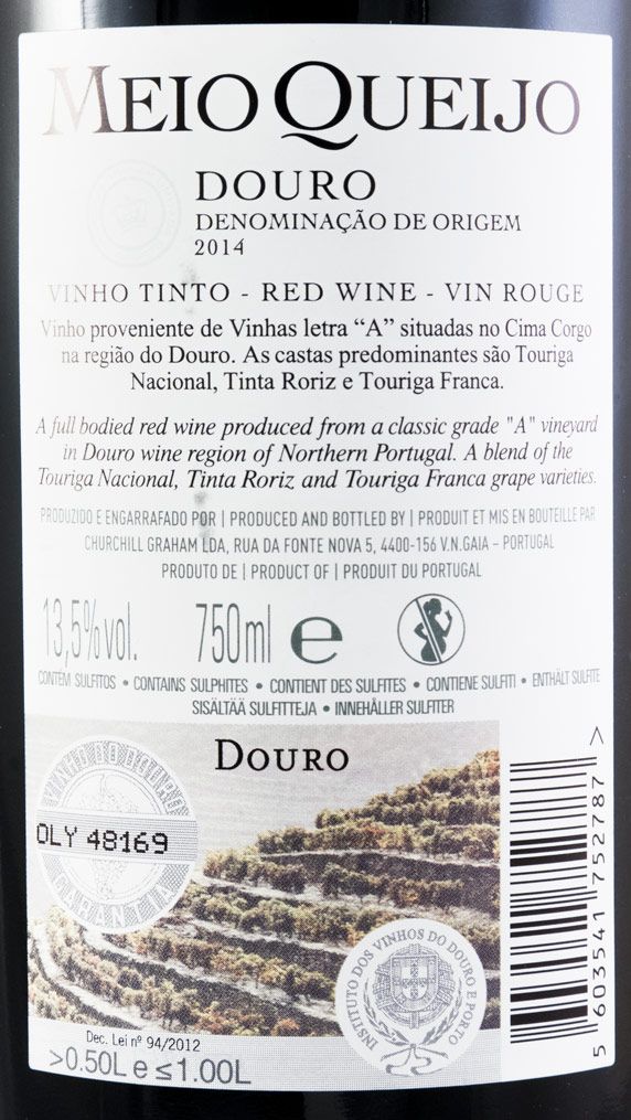 2014 Churchill's Meio Queijo red
