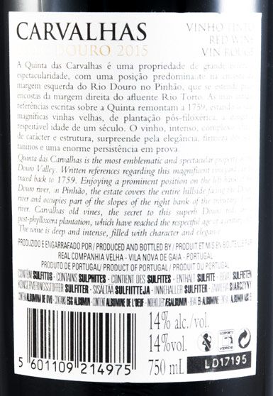 2015 Carvalhas Vinhas Velhas tinto