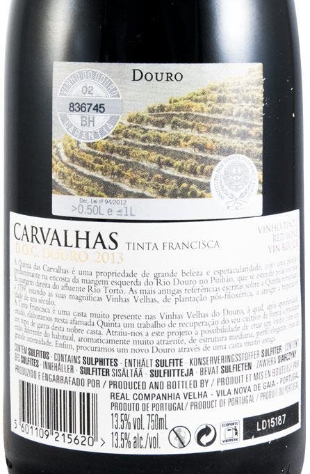 2013 Carvalhas Tinta Francisca tinto