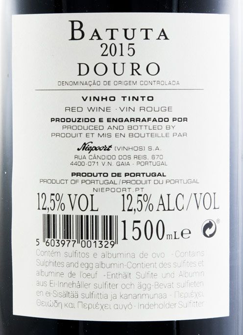 2015 Niepoort Batuta tinto 1,5L
