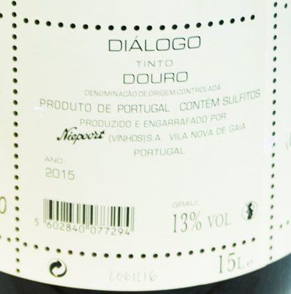 2015 Niepoort Diálogo tinto 15L