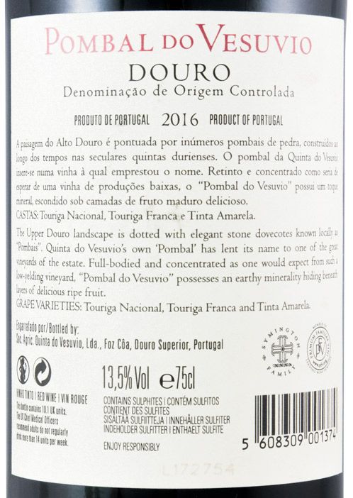 2016 Pombal do Vesuvio tinto